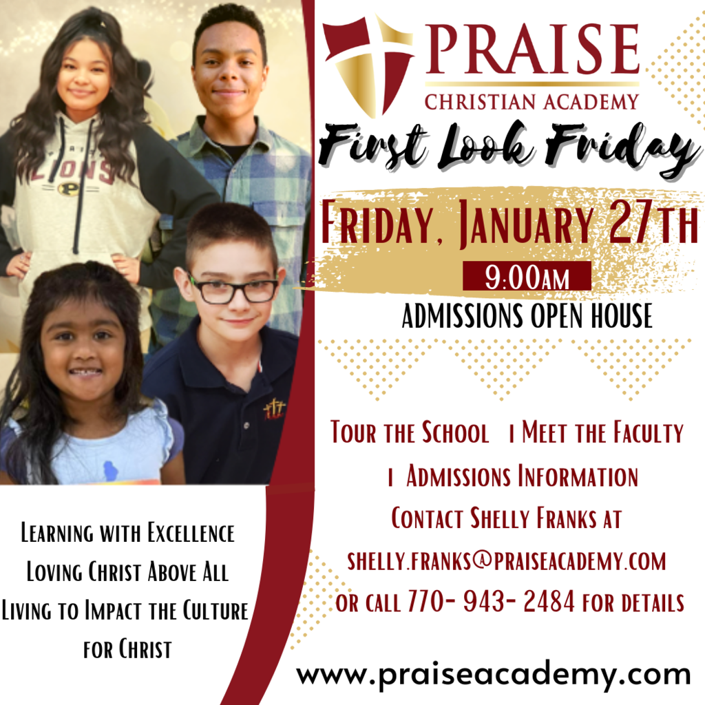 Praise Academy First Look Friday January